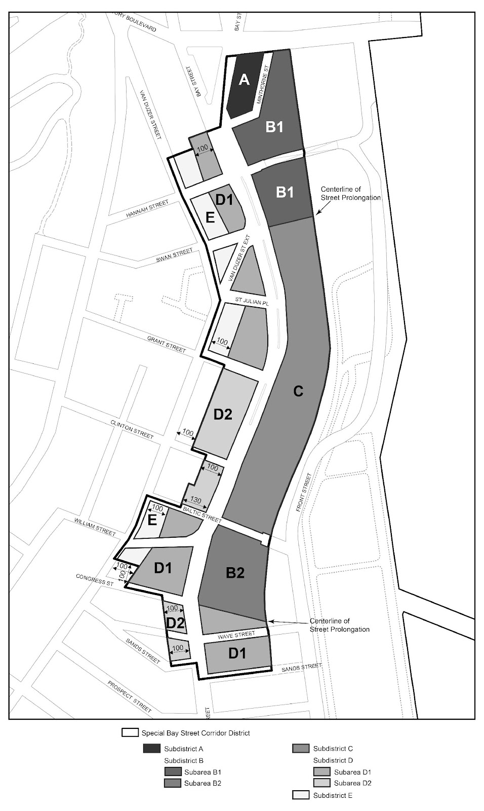 Zoning Resolutions Chapter 5: Special Bay Street Corridor District APPENDIX A.0